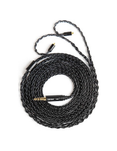 Cable IEM KBEAR ST12 Plus 2M OFC 5N Negro MMCX 3.5mm