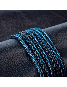 Cable IEM KBEAR ST12 Plus 2M OFC 5N Negro MMCX 3.5mm 2