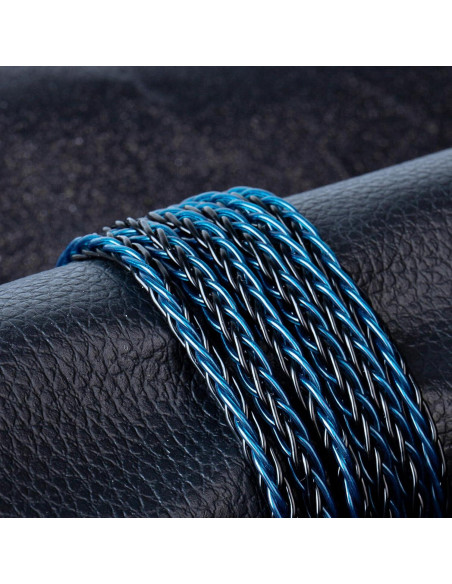 Cable IEM KBEAR ST12 Plus 2M OFC 5N Negro MMCX 3.5mm