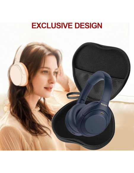 Funda de Almacenamiento BONSAVA para Sony WH-1000XM4 - Negro