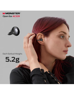Auriculares Inalámbricos Monster Open Ear AC339 Bluetooth 6.0 2