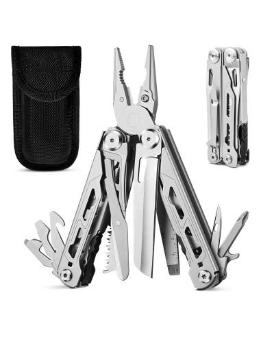 Multiherramienta 26-en-1 Genérico Acero Inoxidable EDC 10.8cm