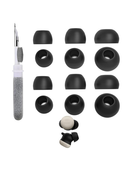 6 Pairs Puntas de Silicona para Auriculares Google Pixel Buds Pro S/M/L