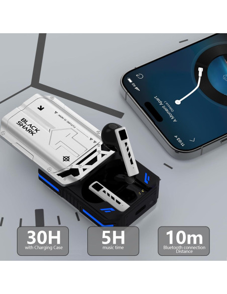 Auriculares Inalámbricos Black Shark T11 con Cancelación de Ruido