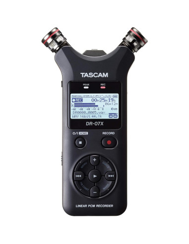 Paquete TASCAM DR-07X Grabador Portátil + Auriculares TH-02-B