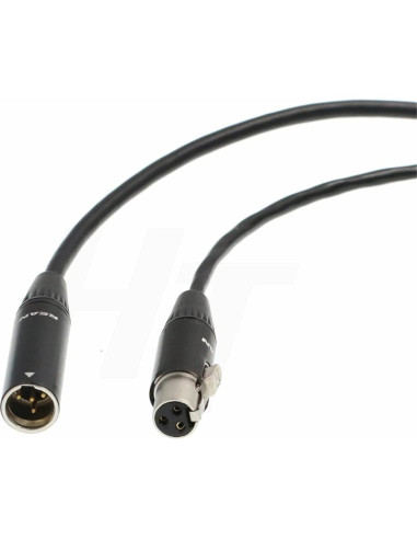 Cable Adaptador de Audio Shure TA4M a AKG TA3F 15cm