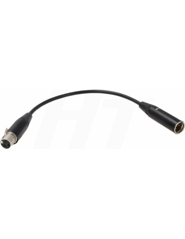 Cable Adaptador de Audio Shure TA4M a AKG TA3F 15cm