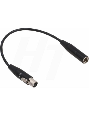 Cable Adaptador de Audio Shure TA4M a AKG TA3F 15cm