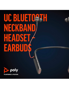 Auriculares Bluetooth Poly Voyager 6200 UC con ANC - Diadema Estéreo 2