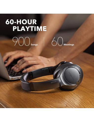 Auriculares Inalámbricos Anker Life Q20 con ANC y 60H de Batería