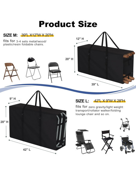 Silla Plegable Explore Land 2-en-1 con Bolsa de Transporte - Negro