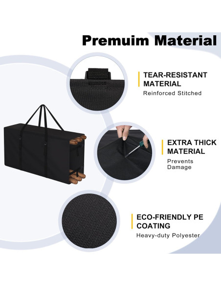 Silla Plegable Explore Land 2-en-1 con Bolsa de Transporte - Negro