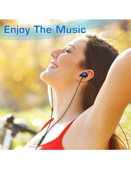 Auriculares UrbanX UXM22 In-Ear 3.5mm con Micrófono y Control de Volumen Auriculares UrbanX UXM22 In-Ear 3.5mm con Micrófono y Control de Volumen