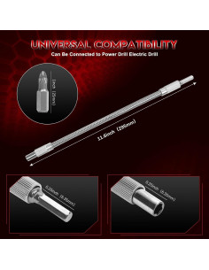 Extensión de Broca Flexible Yalofey 29.5 cm Mango Hexagonal 2