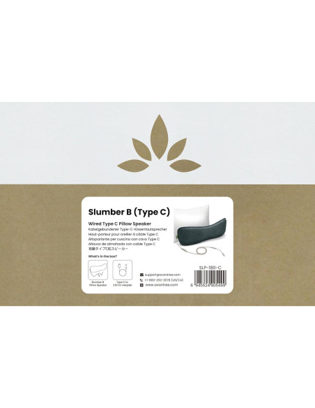 Auriculares de Almohada Avantree Slumber B USB-C y AUX