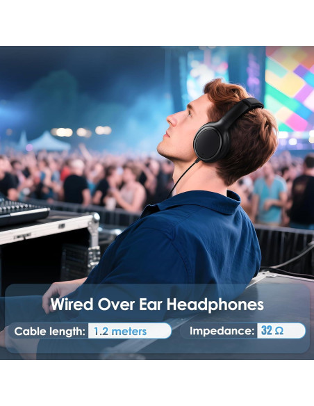 Auriculares USB C con ANC 28dB INFURTURE FTBH131AB