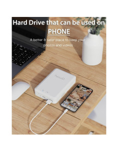 Disco Duro Externo NEWQ 1TB USB 3.0 para iPhone y Android 2