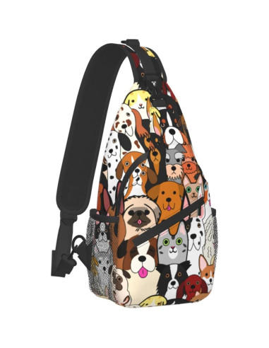 Bolsa de Hombro Cruzada BCQJNB para Adultos 17L