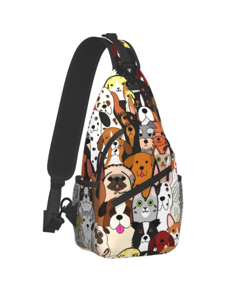 Bolsa de Hombro Cruzada BCQJNB para Adultos 17L