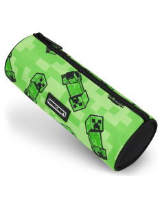 Estuche de Lápices Minecraft Verde 22 cm - Oficial para Niños