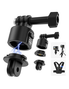 Adaptador de Montaje TELESIN para GoPro y DJI - Liberación Rápida