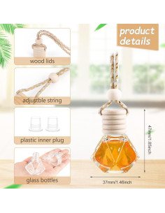 Paquete de 50 Botellas de Vidrio Difusoras Lokusel 1.32 kg 2