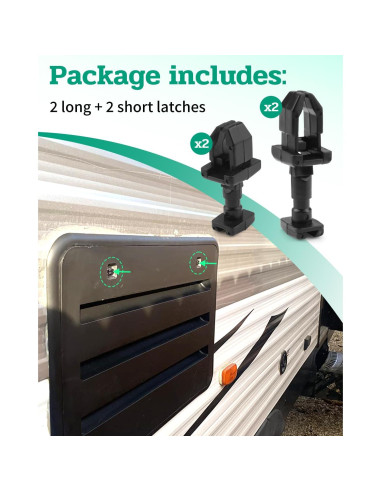 Kit de cierres de ventilación para refrigerador RV Vudajuley E377