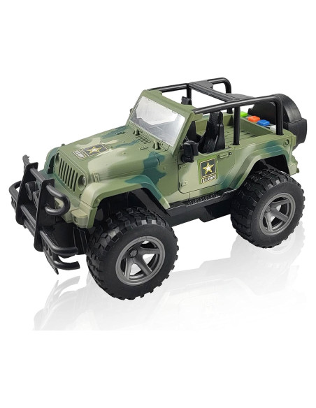 Vehículo Todo Terreno Lollipop 1:16 Ejército EE.UU. Luz y Sonido