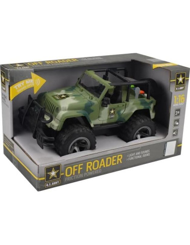 Vehículo Todo Terreno Lollipop 1:16 Ejército EE.UU. Luz y Sonido