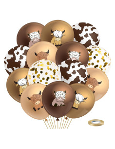 Conjunto de 50 Globos de Vaca de las Tierras Altas K1tpde