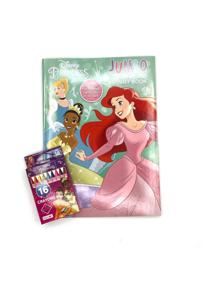 Libro para Colorear Disney Princesas - 64 Páginas + 16 Crayones Libro para Colorear Disney Princesas - 64 Páginas + 16 Crayones