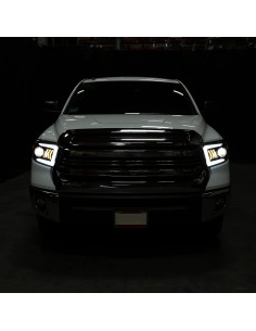 Faros Proyector Negro Spec-D Tuning con LED para Toyota Tundra 2014-2021 2