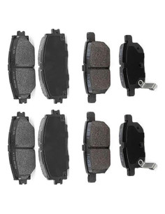 Pastillas de freno semi-metálicas Nxolnf 8 piezas para Toyota Yaris