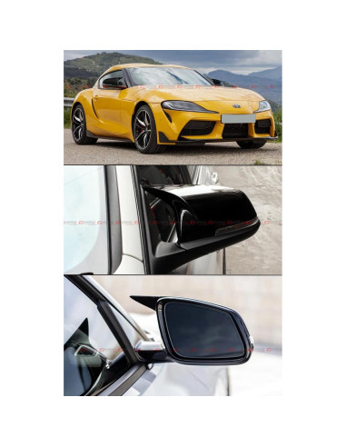 Cubiertas de Espejo Lateral Toyota Supra 2020-2023 M Style Negro