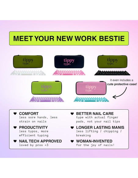 Cubierta de Teclado TIPPY TYPE Aguamarina para MacBook y iPad