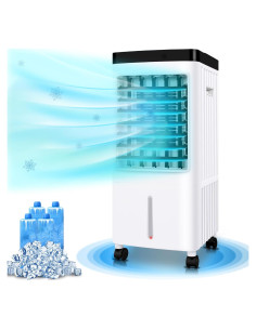 Acondicionador de Aire Portátil JOZERMADE 3-en-1 con Control Remoto