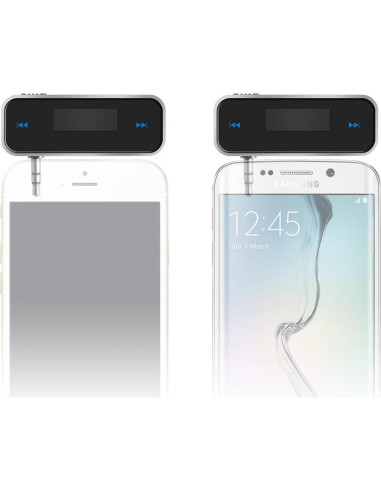 Adaptador de Audio FM Beinhome BH - Transmisor Inalámbrico con Pantalla Digital