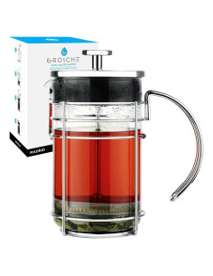 Prensa Francesa GROSCHE Madrid 1.0L Doble Filtro Vidrio