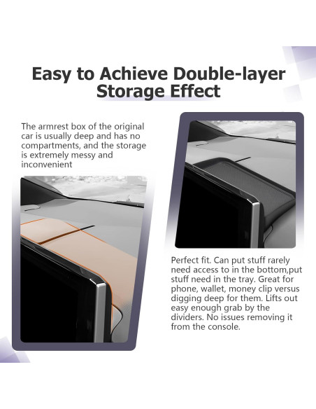 Bandeja de Almacenamiento LUWU para Toyota Corolla 2019-2025