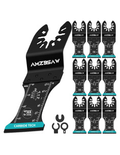 10 Hojas de Sierra Oscilante de Carburo AMZBSAW 3.49 cm