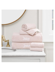 Juego de Toallas de Baño Juicy Couture Alyssa 6 Piezas Rosa