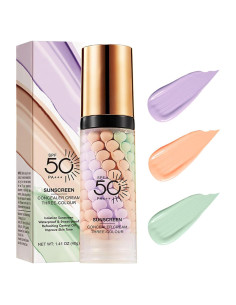 Primer Corrector de Color 3 en 1 Eakroo SPF 50 Hidratante