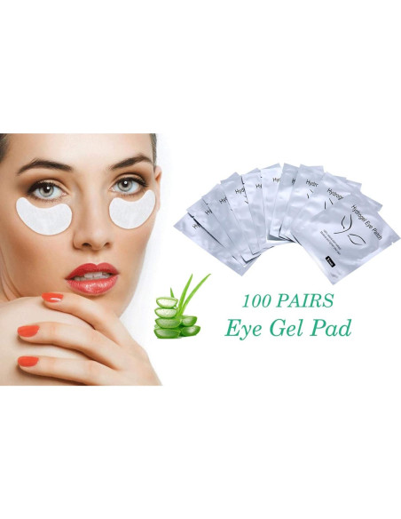 Parches de Gel para Ojos V world - 100 Pares Hidratantes