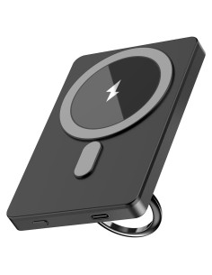 Banco de Batería Magnético 5000mAh QI Carga Rápida iPhone 12-16