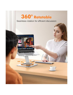 Soporte de Laptop Ajustable RIWUCT B20 360 Plegable Ergonómico 2