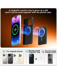 Banco de Batería Magnético 5000mAh QI Carga Rápida iPhone 12-16 2