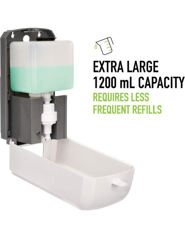 Dispensador Automático de Jabón Sin Contacto Alpine 1200ml Blanco