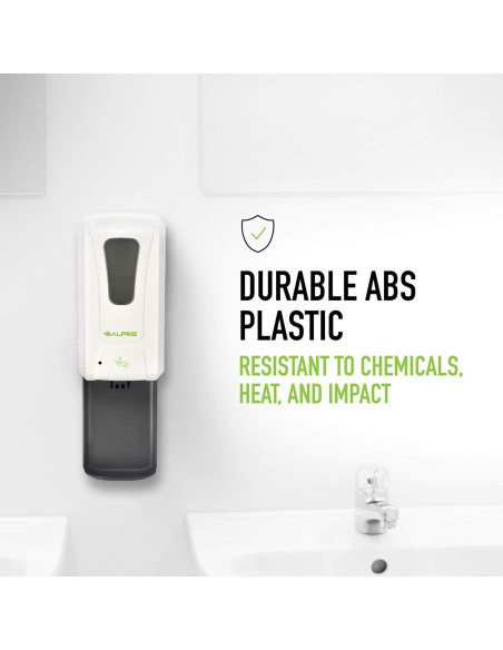 Dispensador Automático de Jabón Sin Contacto Alpine 1200ml Blanco