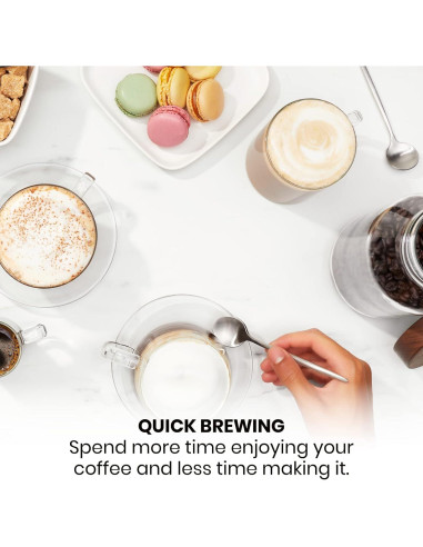 Cafetera Automática Chefman Espresso 6 en 1 con Vaporizador