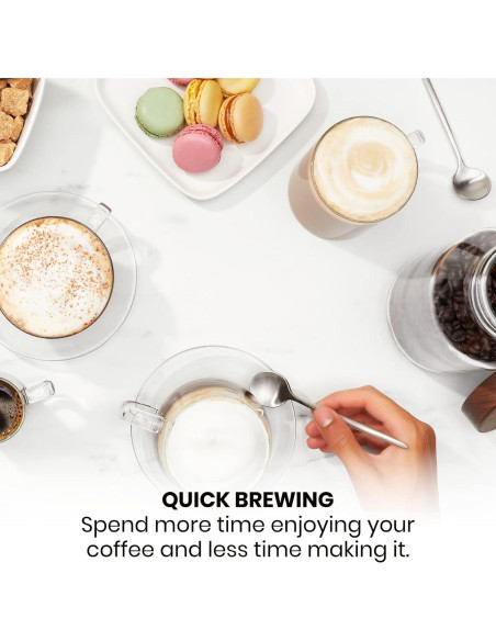 Cafetera Automática Chefman Espresso 6 en 1 con Vaporizador